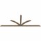 Ekena Millwork Richland Smooth Timber Gable Bracket, Douglas Fir, 96"W x 36"H x 1 1/2"D x 3 1/2"F, 9/12 Pitch GBW096X36X0204RIC00SDF - alternate 2